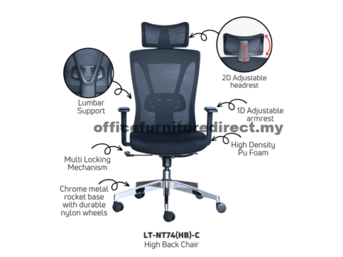LT-NT74(HB)-C High Back Chair