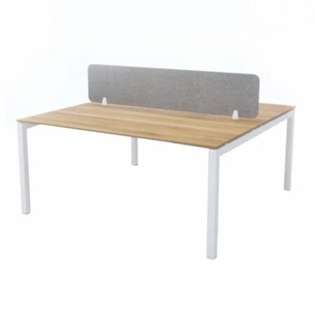 2 seater Workstation N Metal Leg