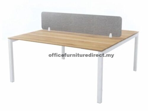 2 seater Workstation N Metal Leg