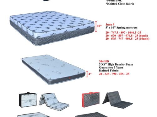 Mattress Tilam Asrama (Single Queen) | High Resilient Foam Mattress (Single Queen Size) | HRF