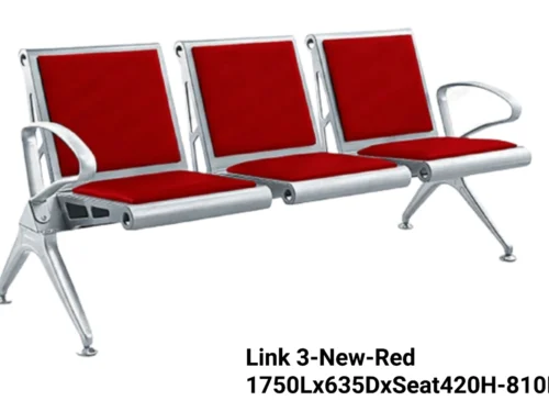 Link Chair - link chair with cushion Link 3-New- pvc red