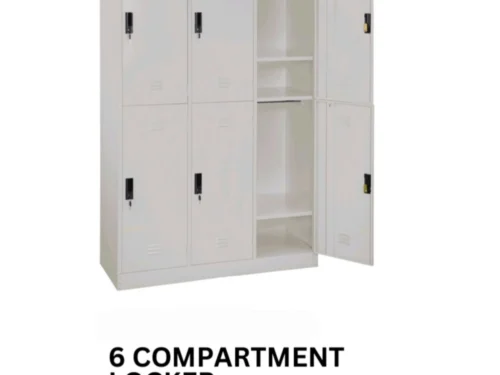 Steel Locker - 6 in 1 compartment steel locker