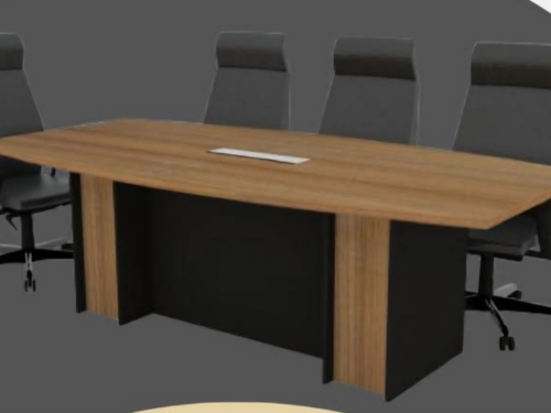 Luxury Series -MT-V220 boatshape meeting table
