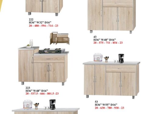 Kitchen Cabinet - Wooden Cabinet