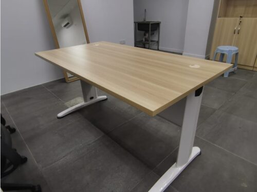 BT BILLY SERIES RECTANGULAR METAL J-LEG TABLE