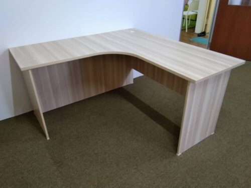 L Shape Office Table With Wooden Leg OFD EXL 1515 EXL 1815