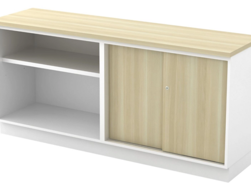 B-YOS7160-YOS7180 COMBINATION LOW CABINET (OPEN SHELF + SLIDING DOOR)