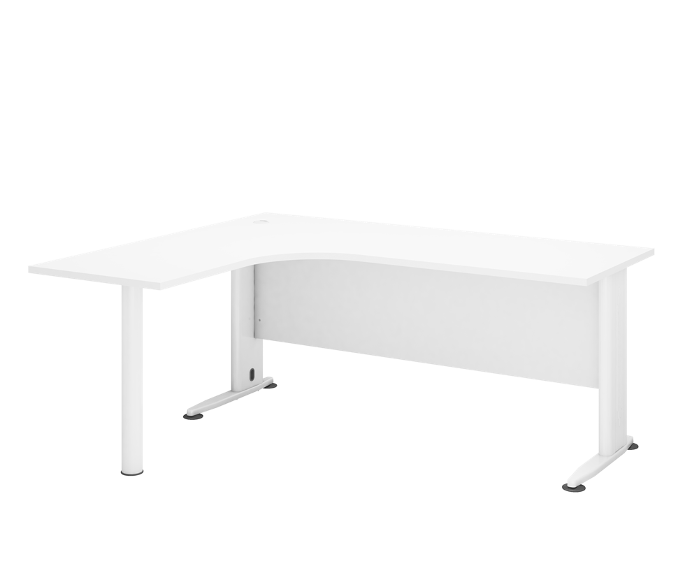 HL-M H-SERIES COMPACT L-SHAPE METAL J-LEG TABLE