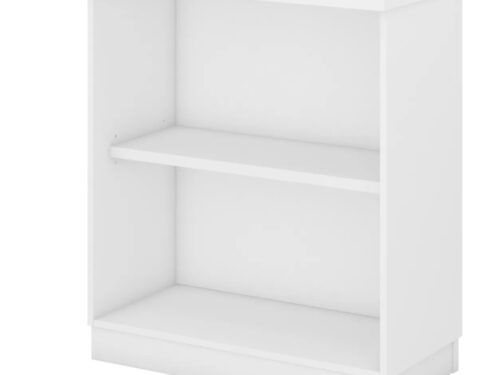 Q-YO9-WH OPEN SHELF LOW CABINET