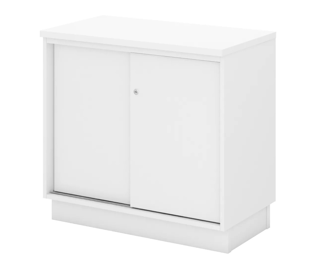 Q-YS9-WH SLIDING DOOR LOW CABINET