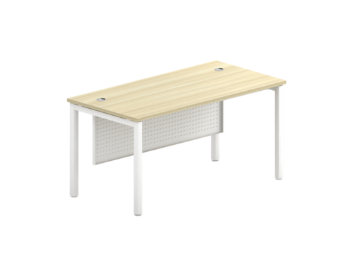 SMT SKYWALK SERIES RECTANGULAR TABLE WITH METAL MODESTY PANEL