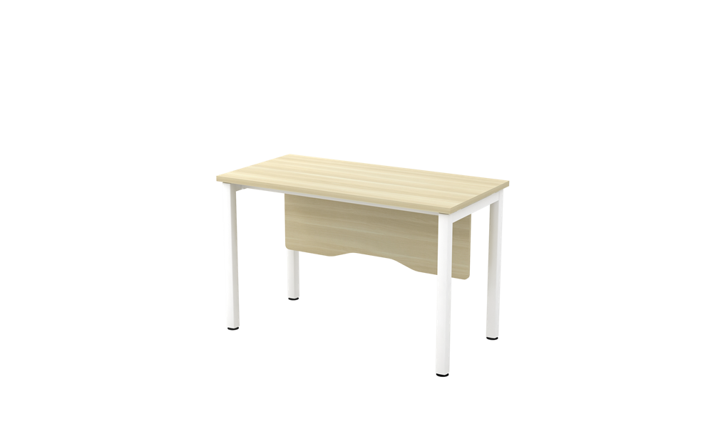 SWT-ST SKYWALK SERIES SIDE TABLE WITH WOODEN MODESTY PANEL (WITHOUT TEL CAP)