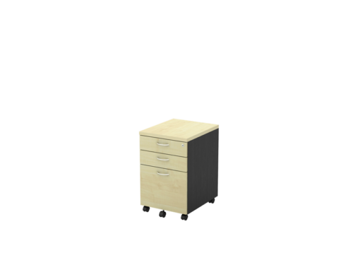 T-YMP3 MOBILE PEDESTAL 2-DRAWER AND 1-FILING (2D1F)