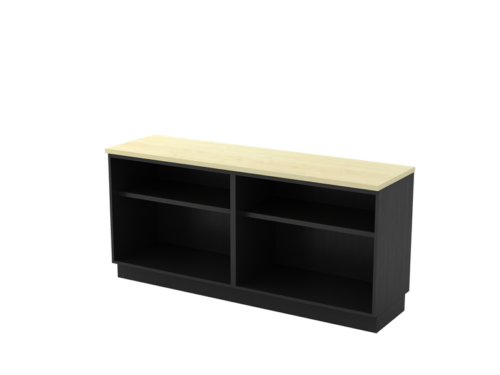 T-YOO7160-YOO7180 COMBINATION LOW CABINET (DUAL OPEN SHELF)