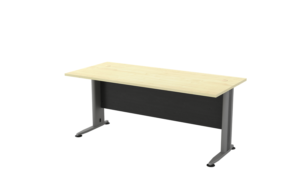 TT TIMELESS SERIES RECTANGULAR METAL J-LEG TABLE