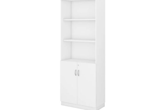 Q-YGD21-WH SWINGING GLASS DOOR HIGH CABINET